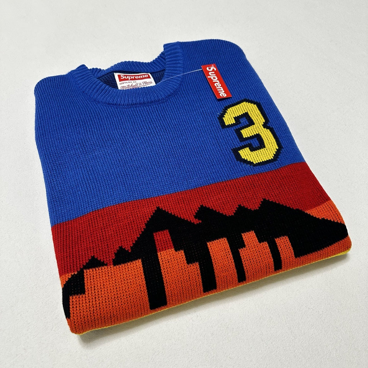 Supreme Denver Nuggets Rainbow Knit Sweater