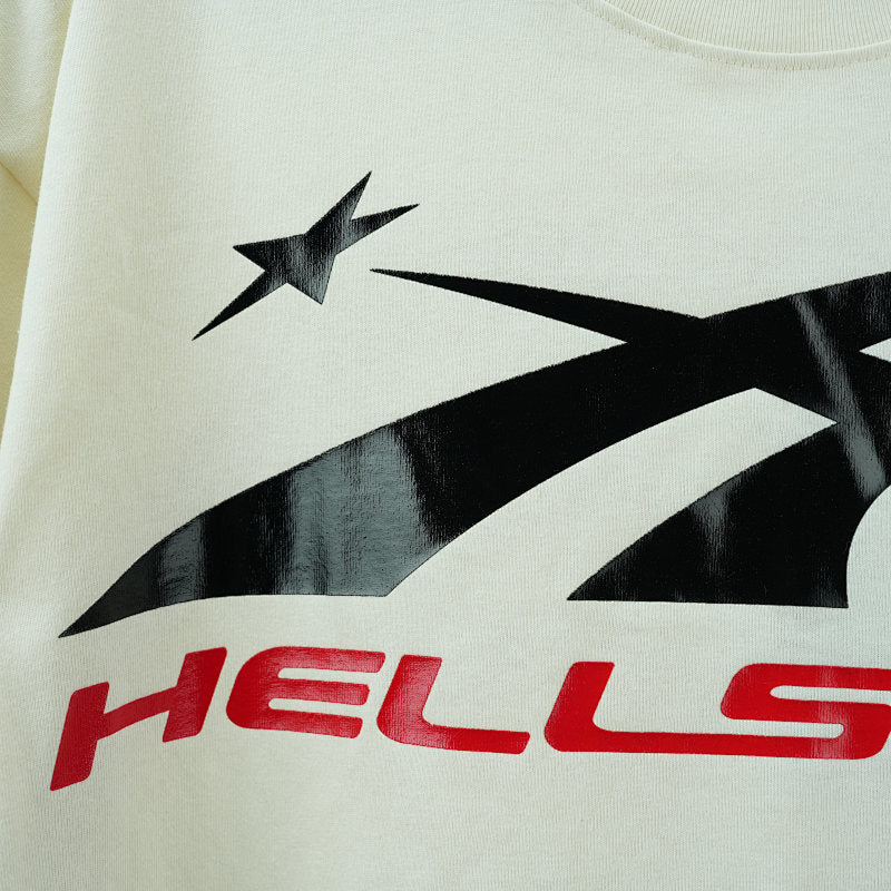 Hellstar Sport Logo Gel T-Shirtwhite