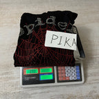Sp5Der Rhinestone Logo Hoodie Black