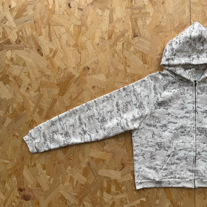 Mertra Hoodie - Grey/White