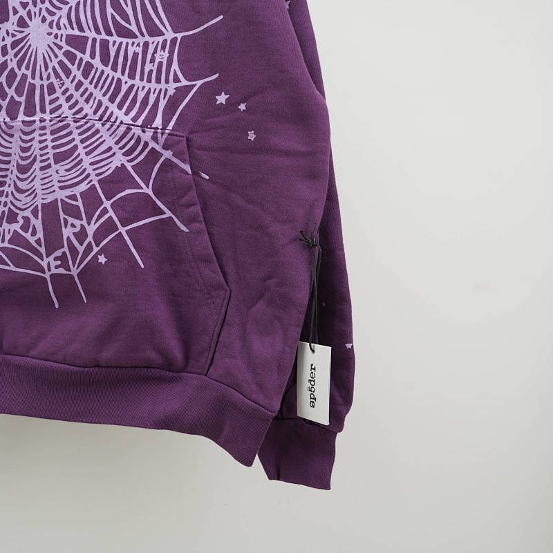 Sp5Der Star Og Web V2 Hoodie Purple