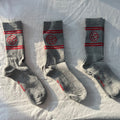 Premium Socks - Gray/Red