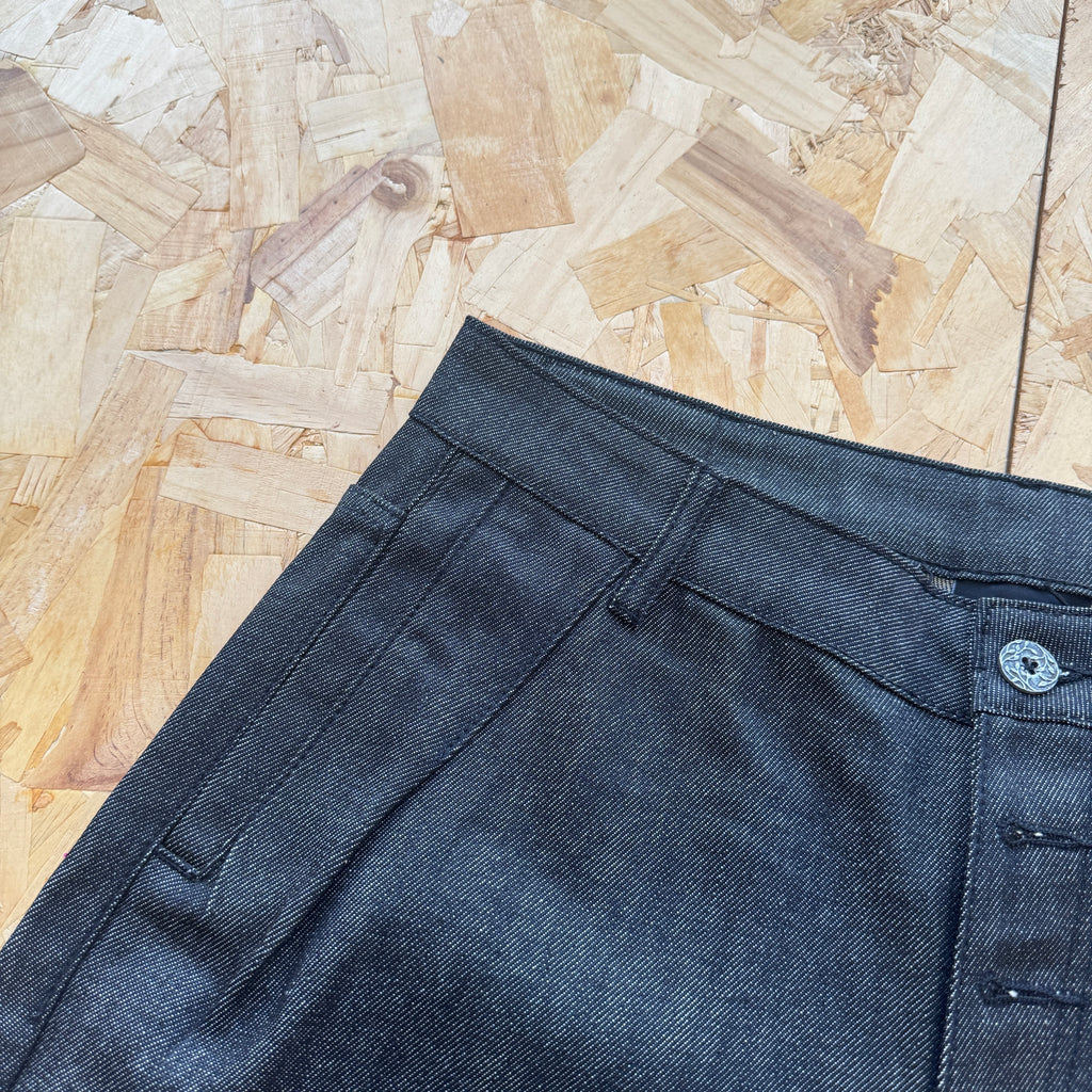 Derschutze Blossom Selvedge Shorts - Dark Denim