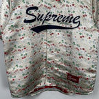 Supreme Floral Baseball Button-Up Shirt
