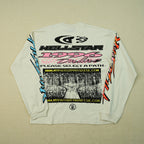 Hellstar Pixel L/S Tee White