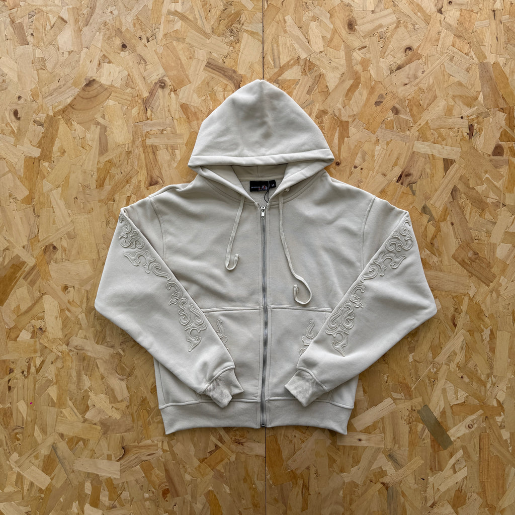 Derschutze Western Zip Up - Beige