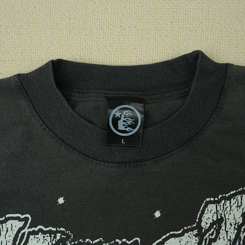 Hellstar Studios Inner Peace Short Sleeve Tee Shirt Black