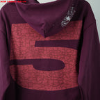 Sp5Der Nocturnal Highway Hoodie Dark Purple