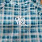 Mertra Zip Up - Blue Checkered