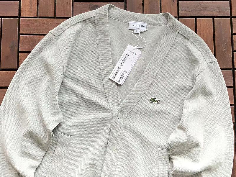 Lacoste Logo Button Cardigan
