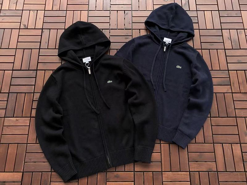 Lacoste Knit Zip Hoodie Sweater