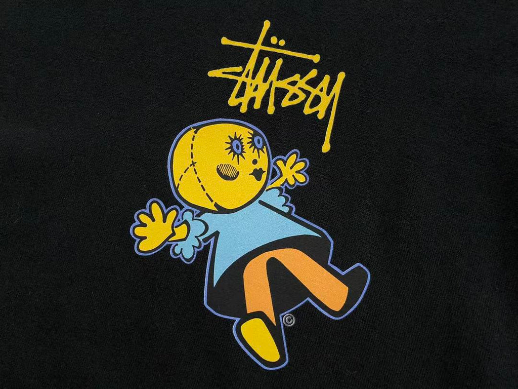 Pink Yellow Graphic Stussy T-Shirt