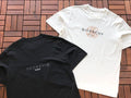 Black White Small Text Givenchy T-Shirt