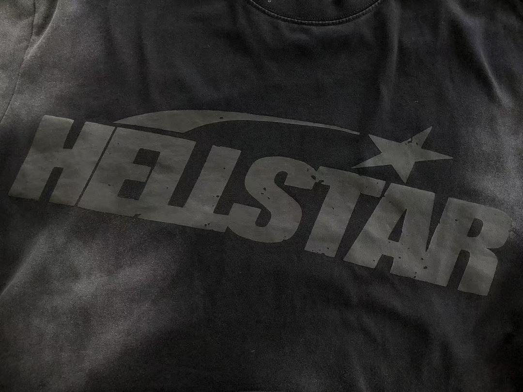 Black Tonal Moon Graphic Hellstar T-Shirt