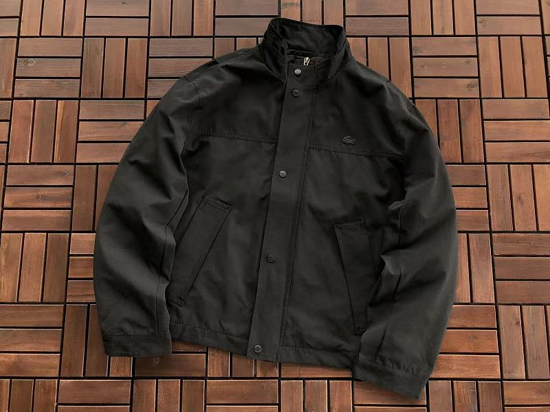Lacoste Black Cream Utility Jacket