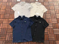 Lacoste Textured Short-Sleeve Button-Up Shirt