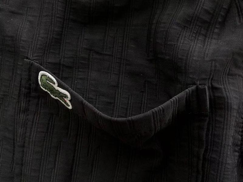 Lacoste Textured Long-Sleeve Button-Up Shirt