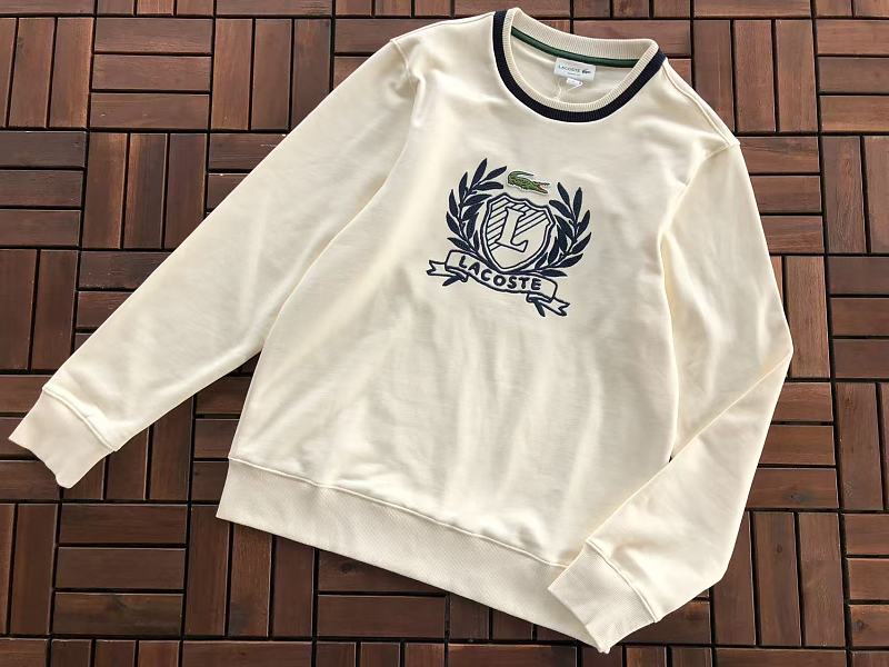 Lacoste Crest Graphic Crewneck Sweater