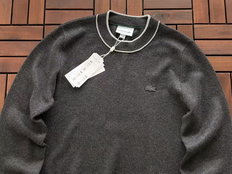 Lacoste Contrast-Trim Crewneck Sweater