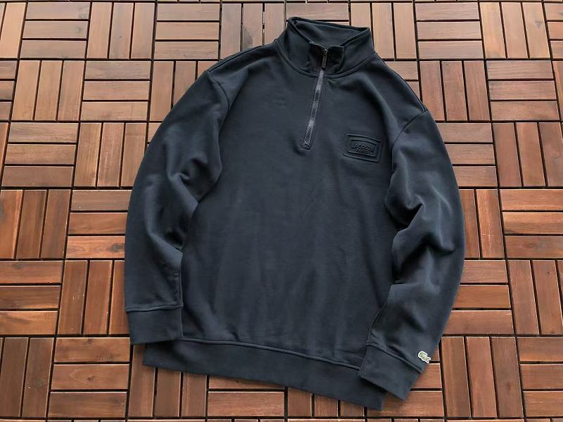 Lacoste Chest-Pocket Quarter-Zip Sweater