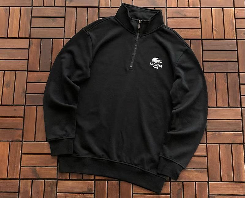 Lacoste Paris Quarter-Zip Sweater