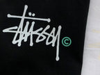 Black White Classic Logo Stussy T-Shirt