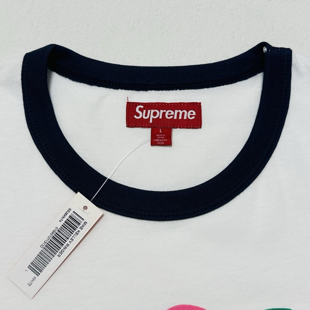 Supreme Multicolor Text Ringer T-Shirt