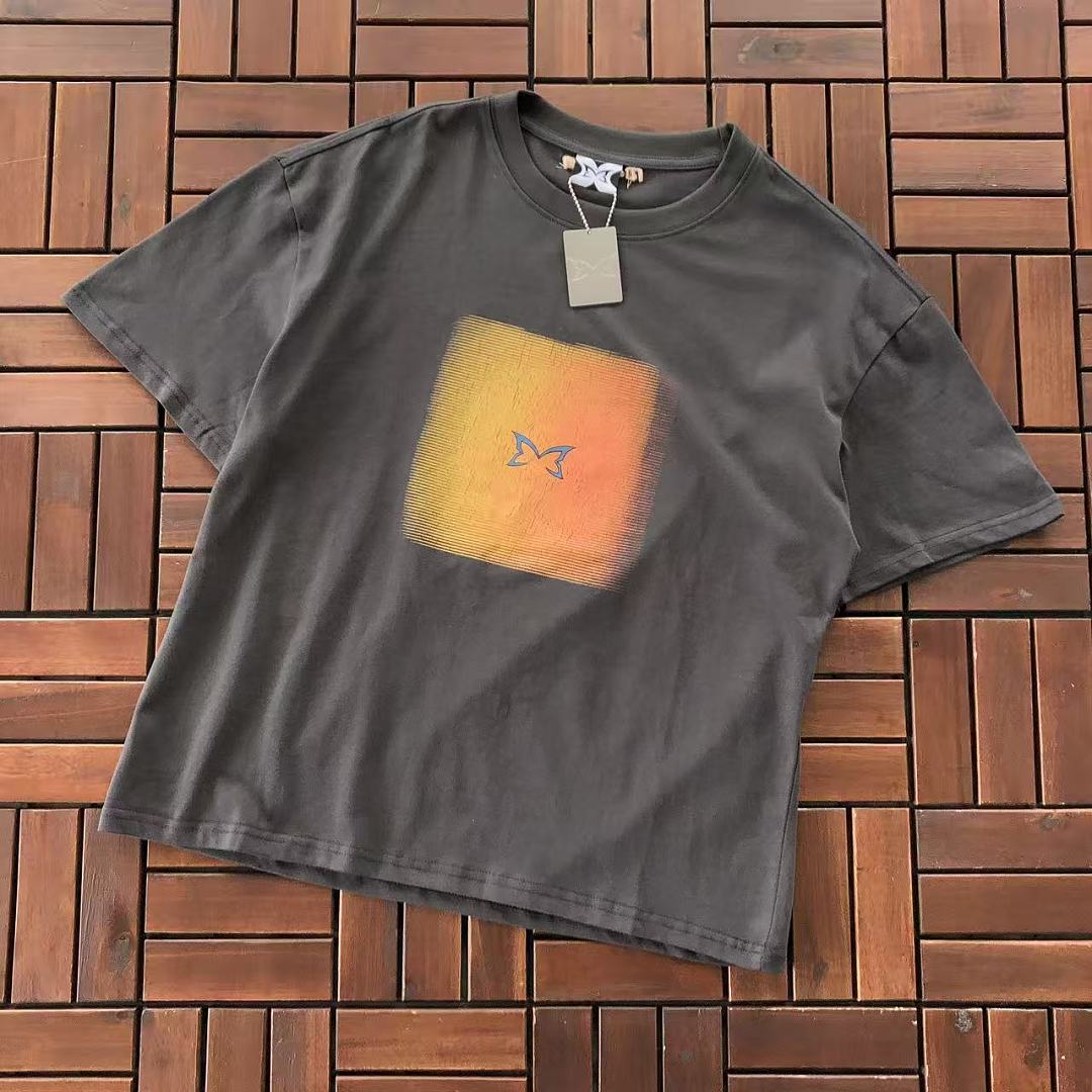 Grey Gradient Logo Patta T-Shirt