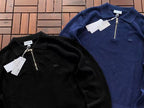 Lacoste Two-Color Quarter-Zip Polo Sweater
