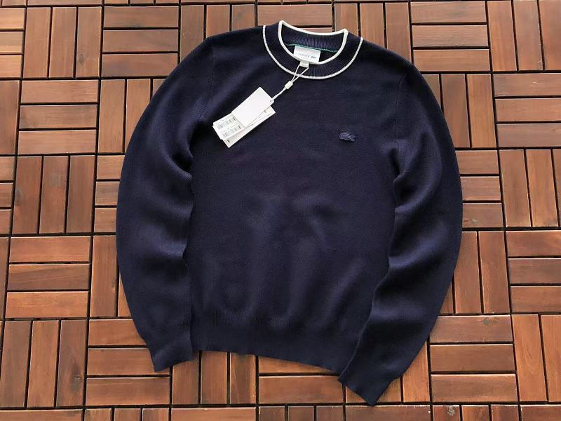Lacoste Contrast-Trim Crewneck Sweater