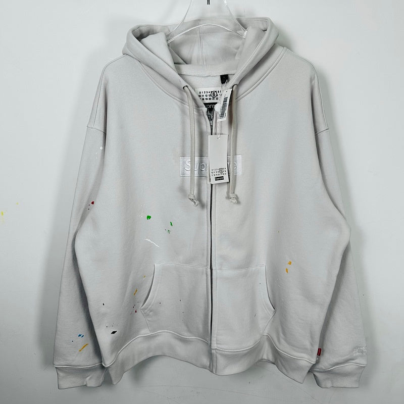 Supreme Paint Splatter Zip Hoodie