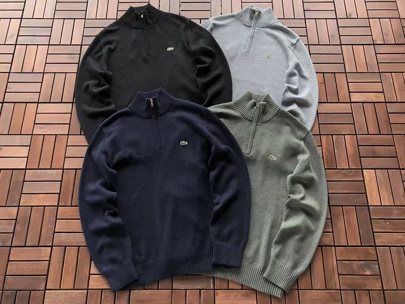 Lacoste Classic Fit Quarter-Zip Sweater