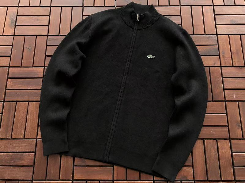 Lacoste Three-Color Full-Zip Sweater
