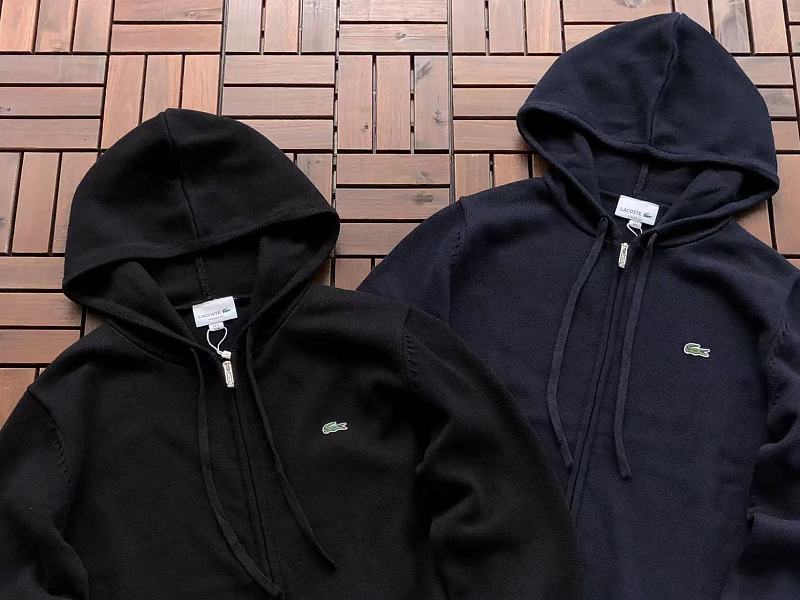 Lacoste Knit Zip Hoodie Sweater