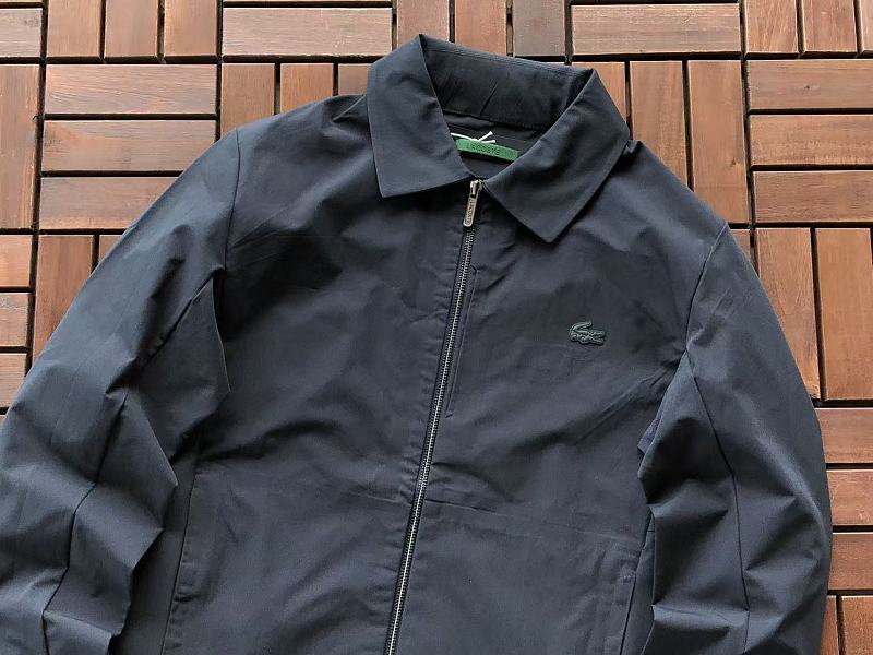 Lacoste Grey Navy Zip Jacket
