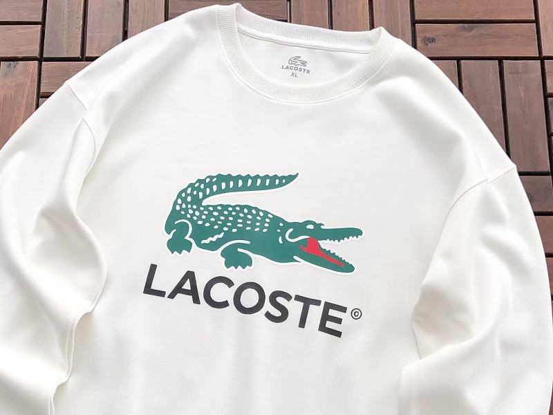 Lacoste Large Crocodile Graphic Crewneck Sweater