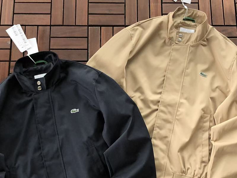 Lacoste Two-Color Snap-Front Jacket