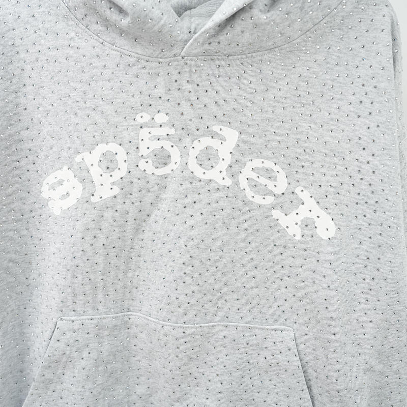 Sp5Der Vvs Hoodie Heather Grey