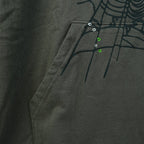 Sp5der Wait Web Hoodie Slate Grey