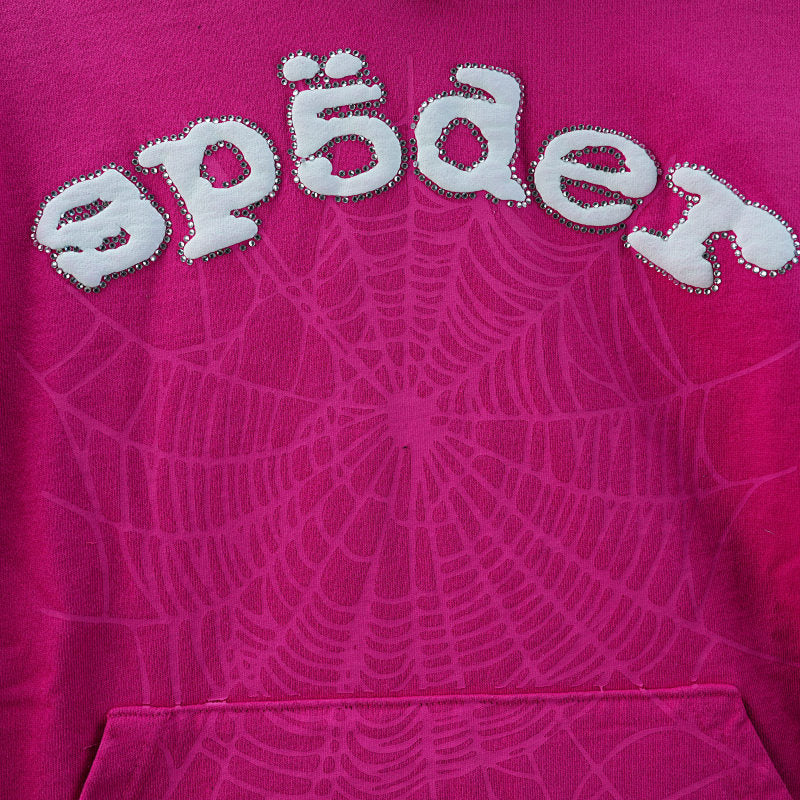 Sp5der Legacy Hoodie Pink