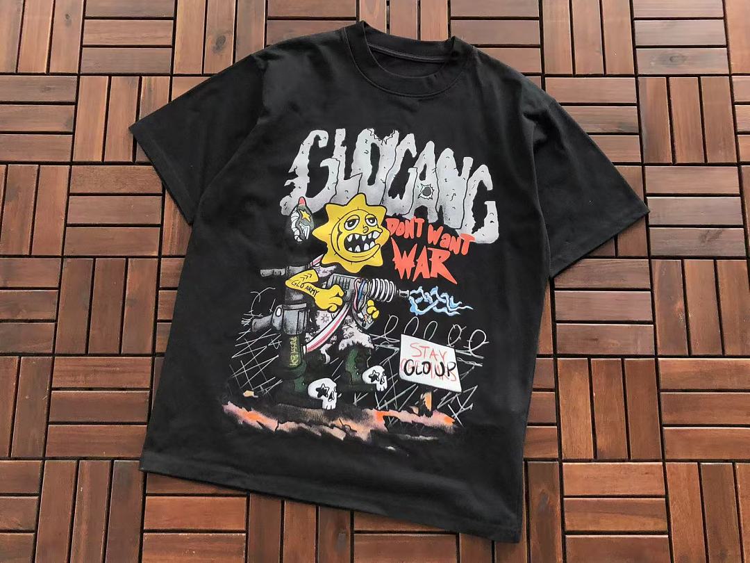 Black White Graphic Vintage T-Shirt