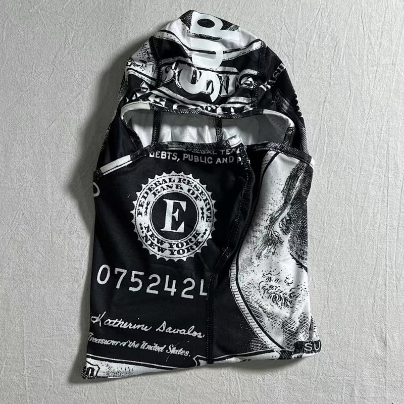 Denim Print Bandana/Headwear Interior Label View