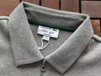 Lacoste Grey Long-Sleeve Zip Polo