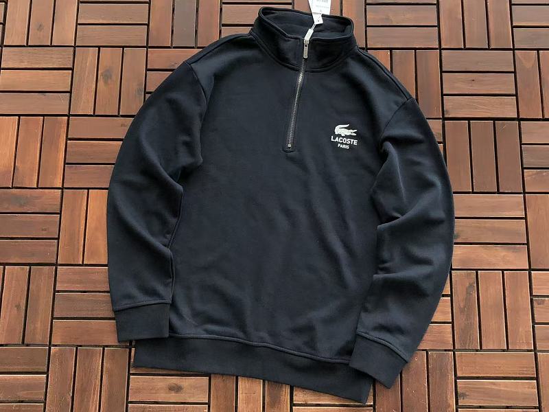 Lacoste Paris Quarter-Zip Sweater