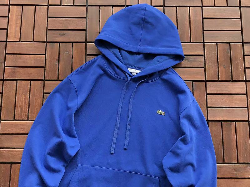 Lacoste Four-Color Logo Pullover Hoodie