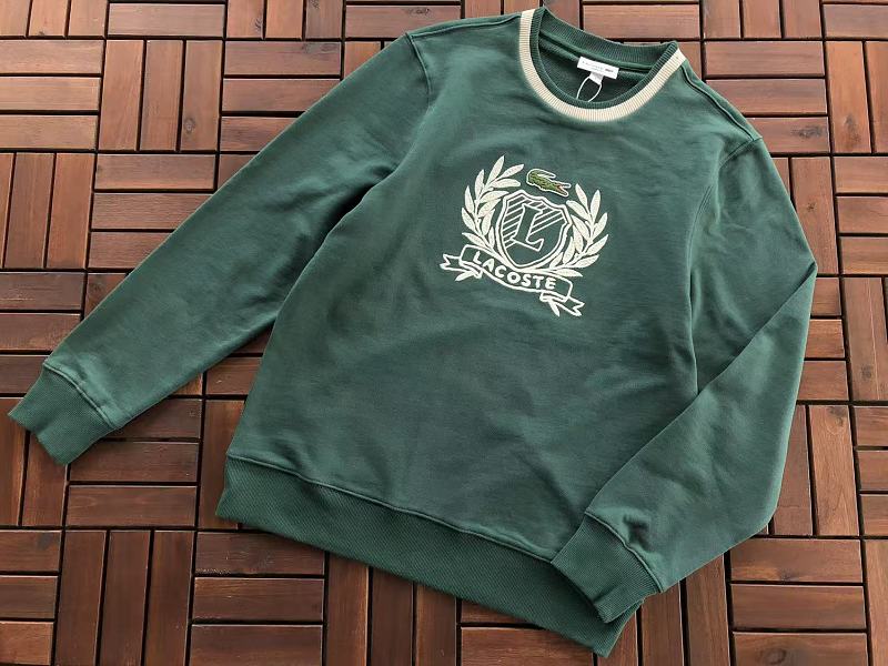 Lacoste Crest Graphic Crewneck Sweater