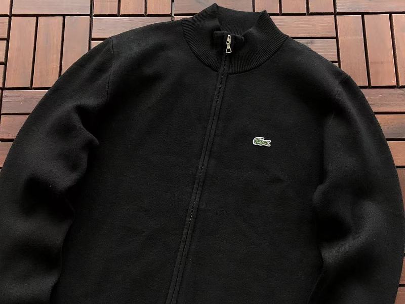 Lacoste Three-Color Full-Zip Sweater