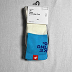 Nike Everyday Plus Crew Socks - Blue/White/Cream/Gray