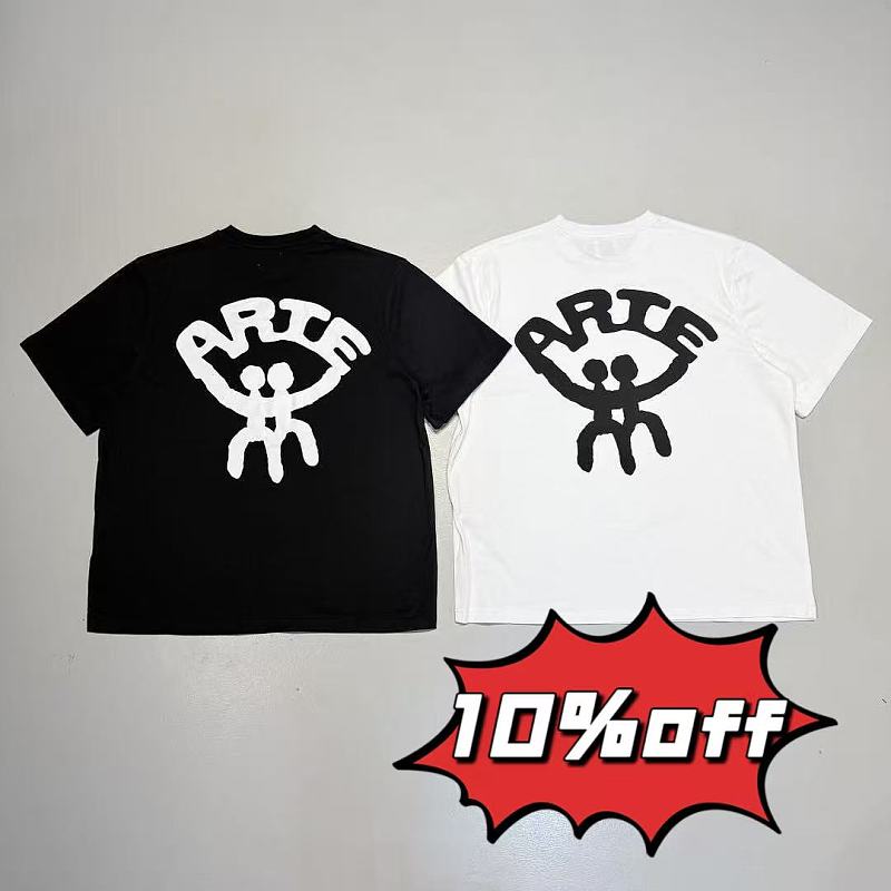 Arte Antwerp Human Eye Logo T-Shirt - Black/White
