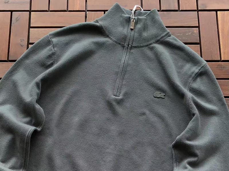Lacoste Five-Color Quarter-Zip Sweater